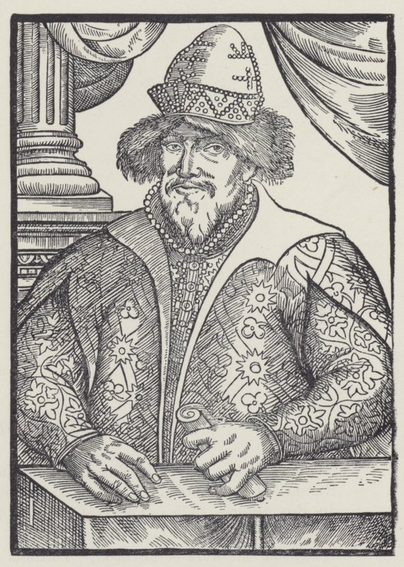Ivan IV, czar da Rússia (litografia) de English School