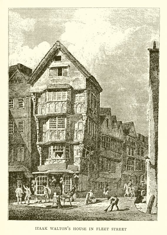 Izaak Waltons House em Fleet Street de English School