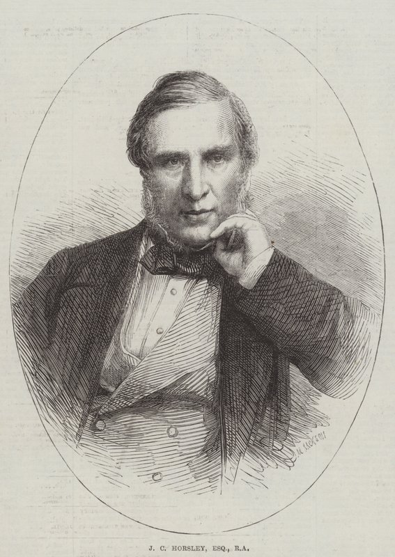 J C Horsley, Esquire, RA (gravura) de English School