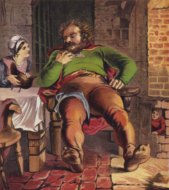 Jack E The Bean-Stalk (cor litho) de English School