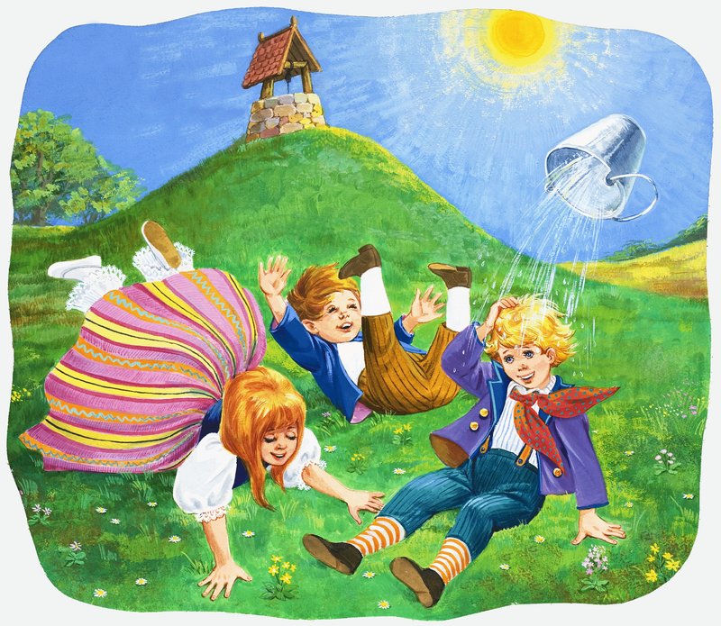 Jack e Jill subiram a colina de English School
