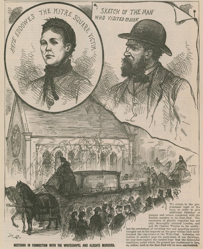 Jack the Ripper: Esboços em conexão com os assassinatos de Whitechapel e Aldgate de English School