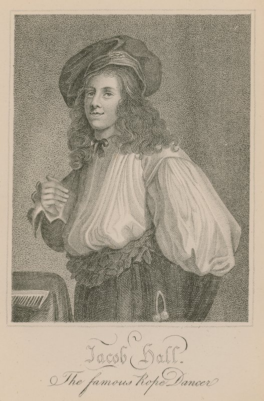 Jacob Hall, o famoso dançarino de corda de English School