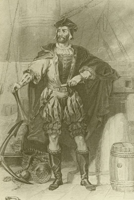 Jacques Cartier (1494-1557, explorador francês de English School