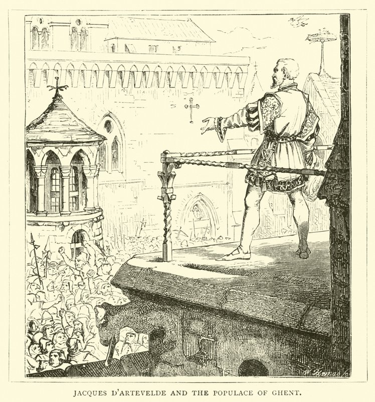 Jacques dArtevelde e a população de Ghent de English School