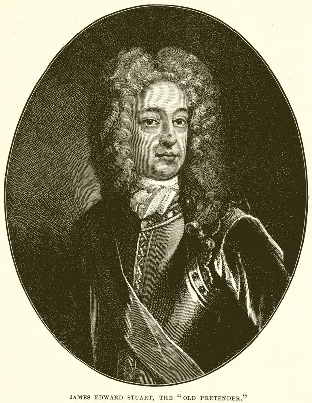 James Edward Stuart, o Velho Pretendente. de English School
