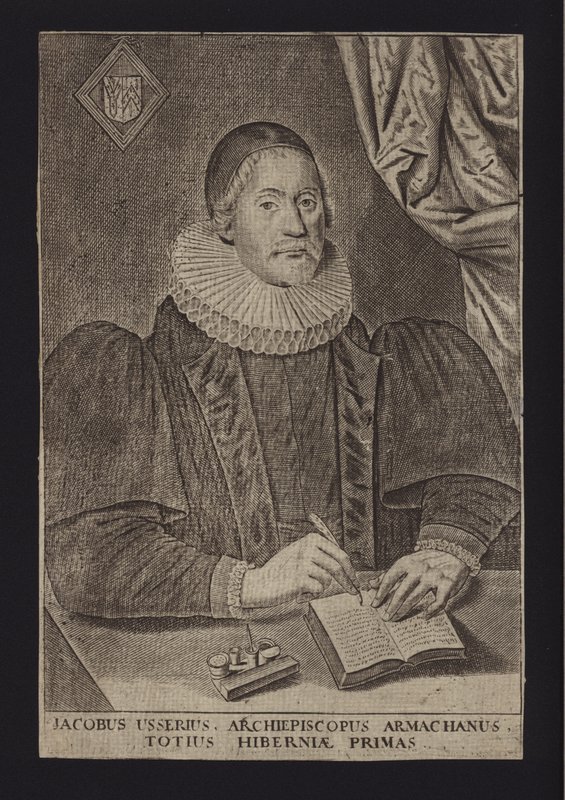 James Ussher, clérigo protestante irlandês (gravura) de English School