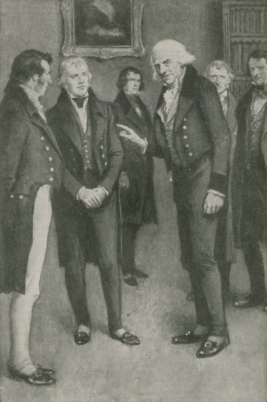 James Watt conhece Walter Scott de English School