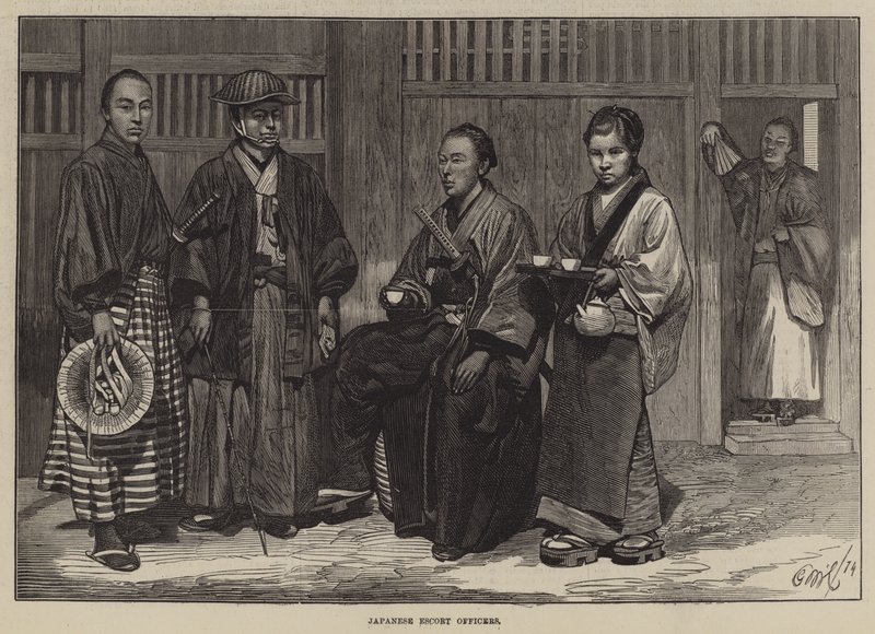 Oficiais Japoneses de Acompanhantes (gravação) de English School