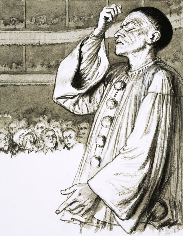 Jean Gaspard Deburau, também conhecido como o palhaço Pierrot de English School