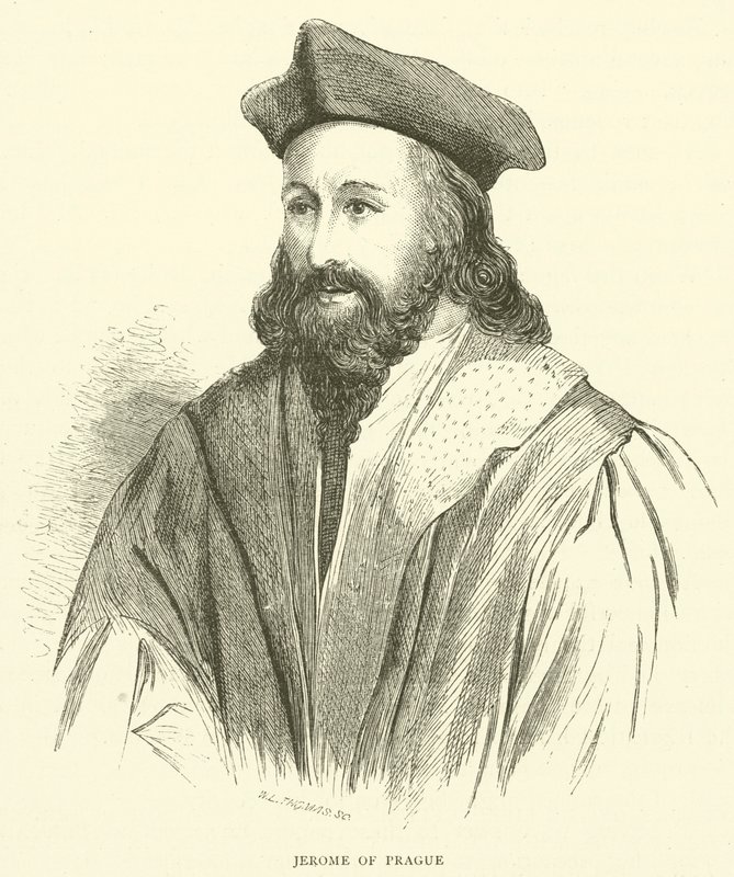 Jerónimo de Praga (gravura) de English School