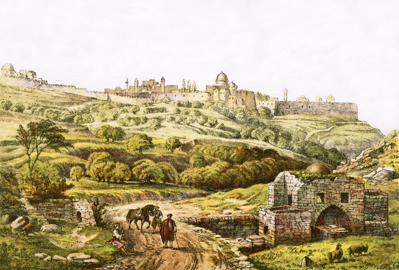 Jerusalém do poço de Jó de English School