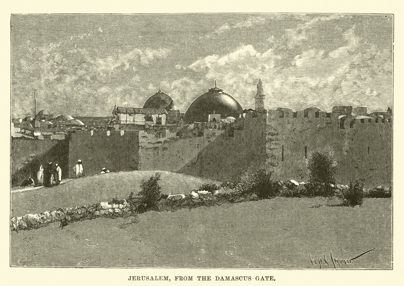 Jerusalém, do Portão de Damasco de English School