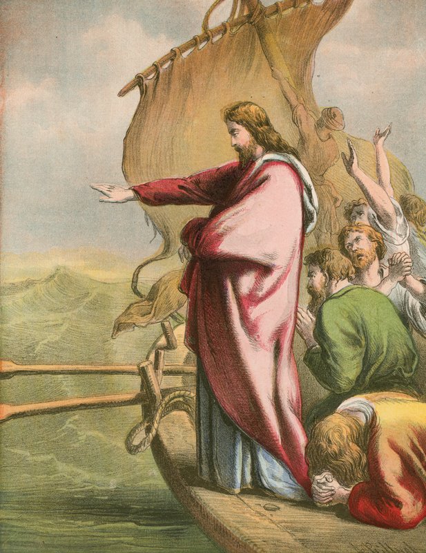 Jesus acalma as águas de English School