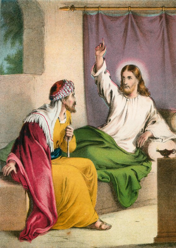 Jesus Cristo e Nicodemos de English School
