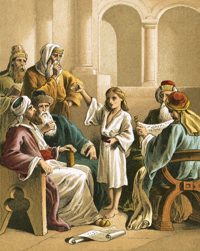 Jesus disputando com os médicos de English School
