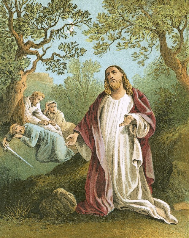 Jesus no jardim do Getsêmani de English School
