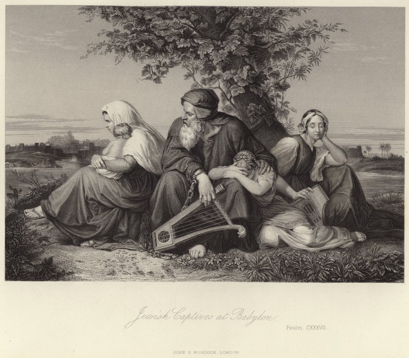 Cativos judaicos na Babilônia de English School