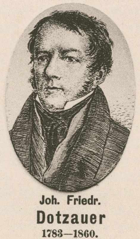 Johann Friedrich Dotzauer (gravura) de English School