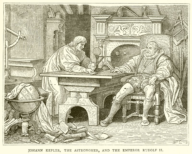 Johann Kepler, o astrônomo e o imperador Rudolf II de English School
