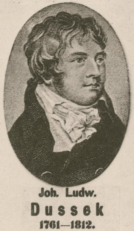 Johann Ludwig Dussek (gravura) de English School