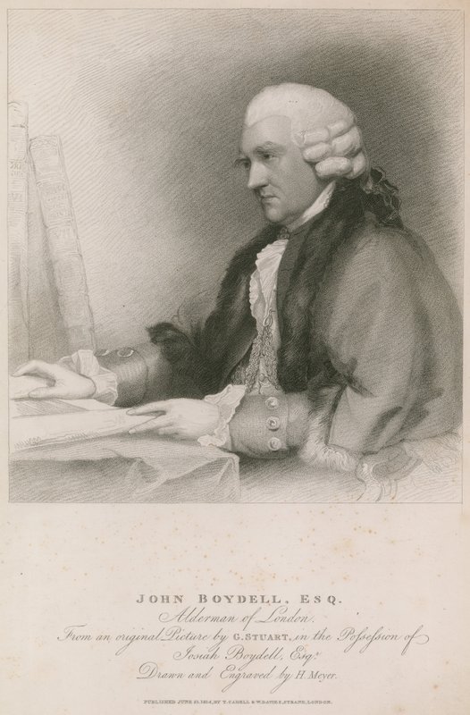 John Boydell, vereador de Londres de English School