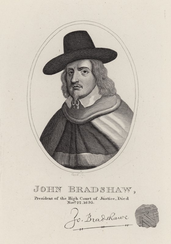John Bradshaw (gravura) de English School