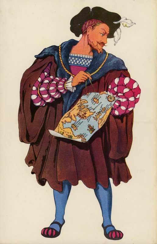 John Cabot (cor litho) de English School
