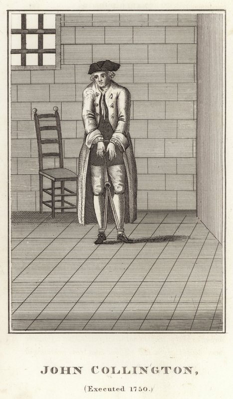 John Collington, executado em 1750 de English School