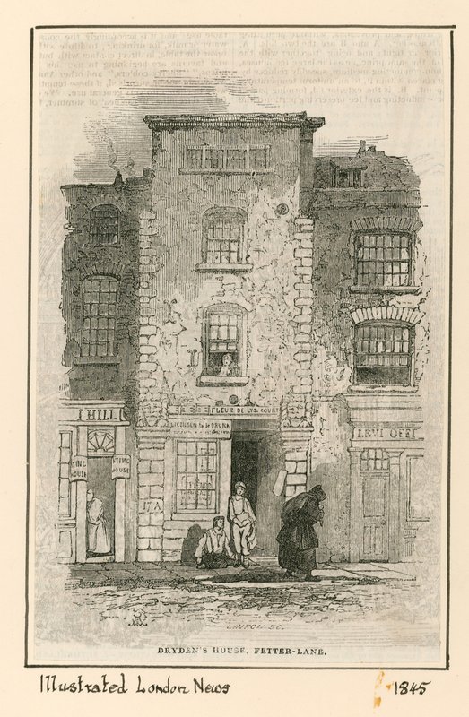 John Drydens House, em Fetter Lane de English School