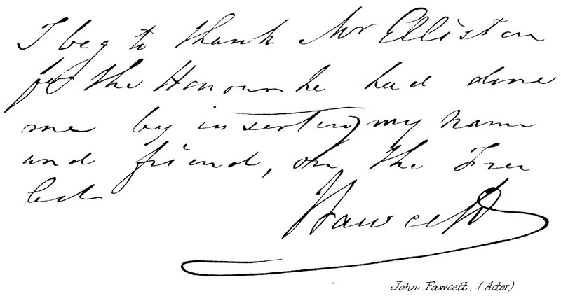 John Fawcett, (ator) de English School