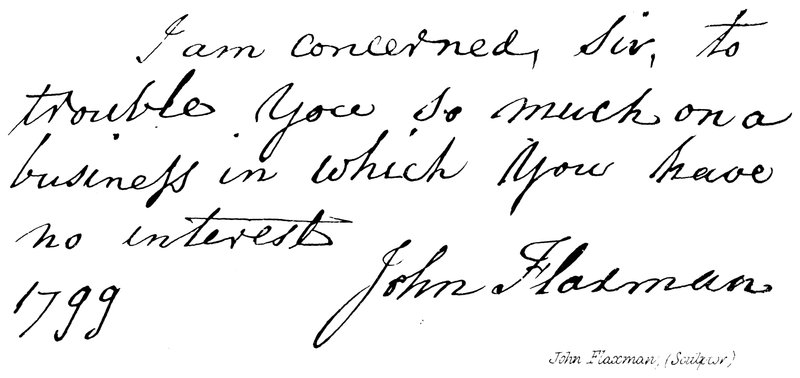 John Flaxman, (Escultor) de English School