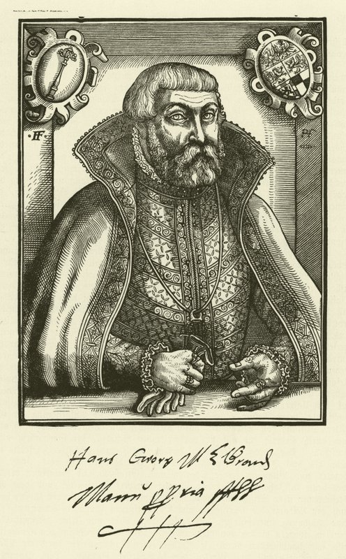 John George, Eleitor de Brandenburgo de English School