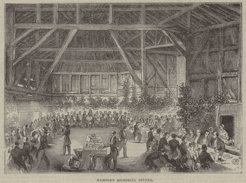 John Hampden Memorial Dinner, realizado em conexão com a ereção de um monumento a ele de English School