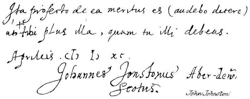 John Johnston de English School