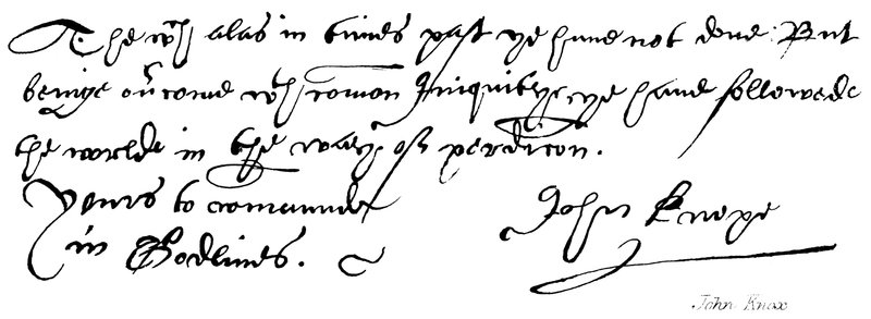 John Knox de English School