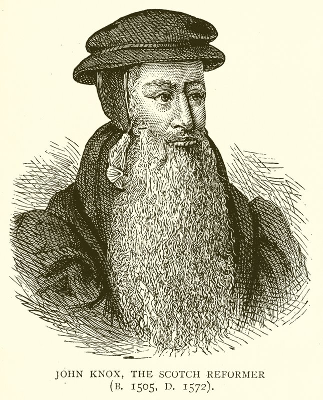 John Knox, o reformador escocês (B. 1505, D. 1572) de English School