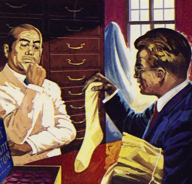 John Logie Baird inventou um undersock de algodão para manter os pés secos de English School