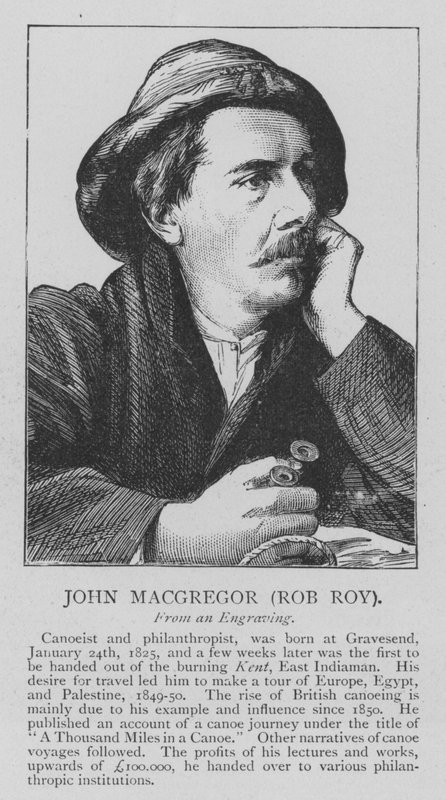 John Macgregor, Rob Roy (gravura) de English School