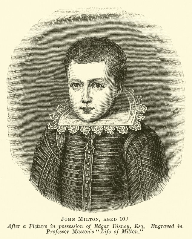 John Milton, 10 anos de English School