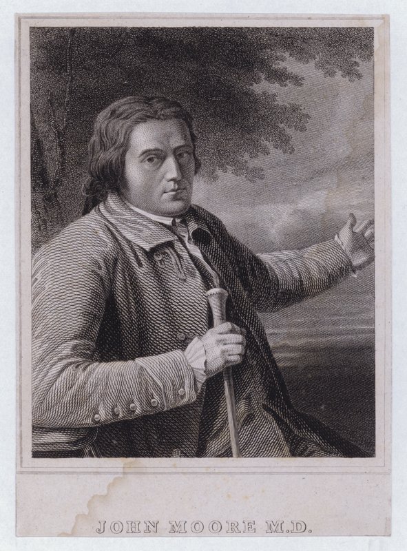 John Moore, médico escocês (gravura) de English School