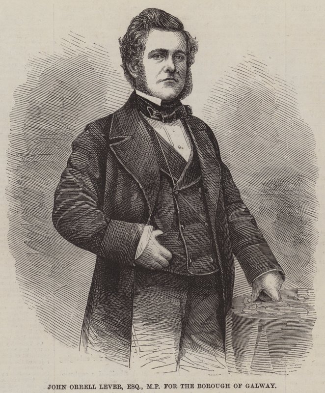 John Orrell Lever, Esquire, deputado do Concelho de Galway (gravura) de English School