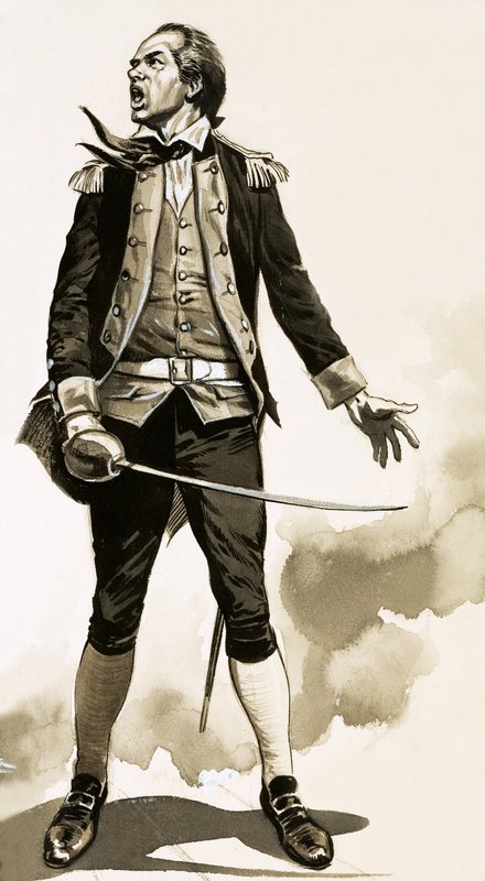 John Paul Jones, herói da guerra da independência americana de English School