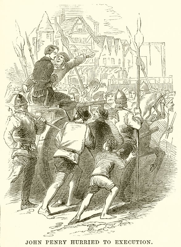 John Penry correu até a execução de English School