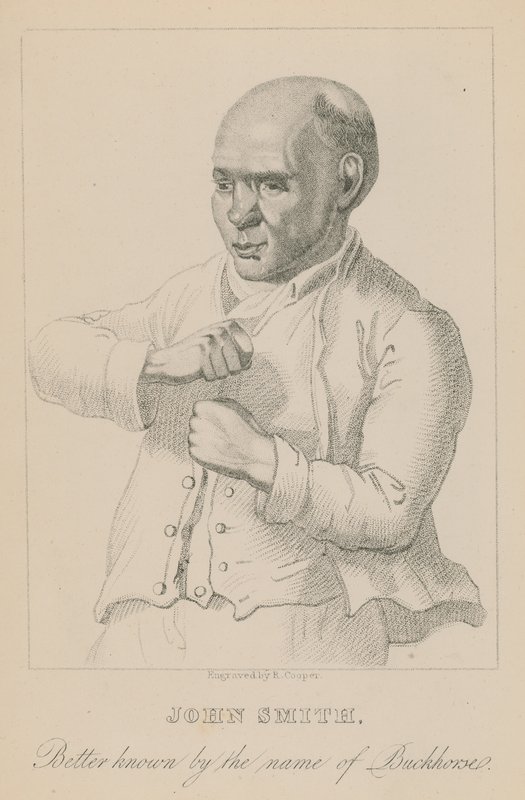John Smith, mais conhecido pelo nome de Buckhorse, boxeador peso-pesado de English School