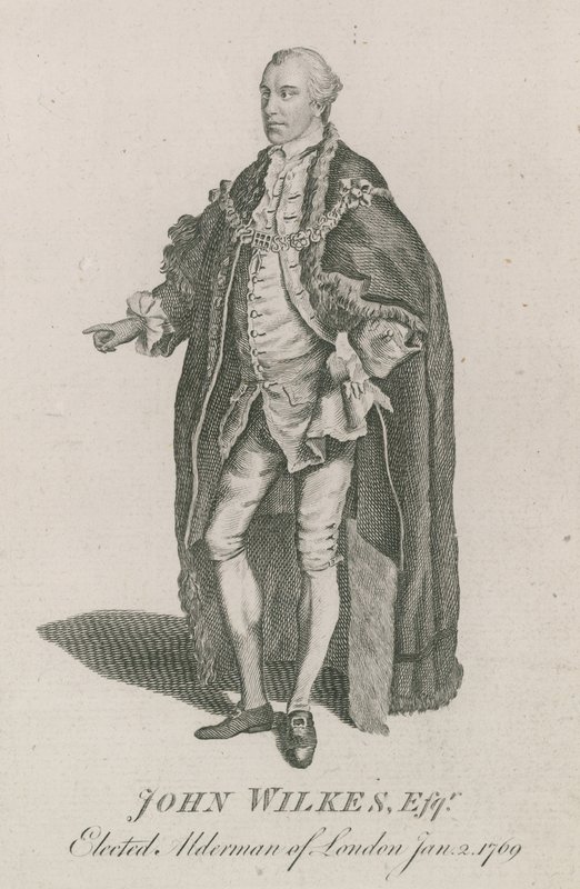 John Wilkes, eleito vereador de Londres, 2 de janeiro de 1769 de English School