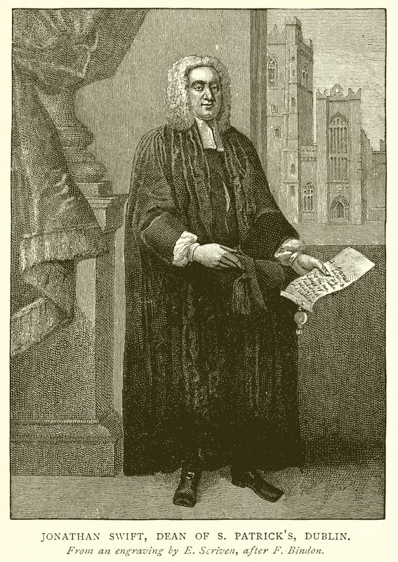 Jonathan Swift, reitor de S. Patricks, Dublin de English School