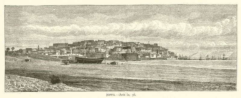 Joppa, Atos, ix, 36 (gravura) de English School