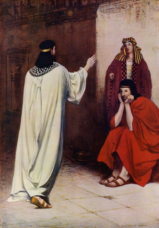 Joseph Na Prisão, Interpretando os Sonhos (cor litho) de English School
