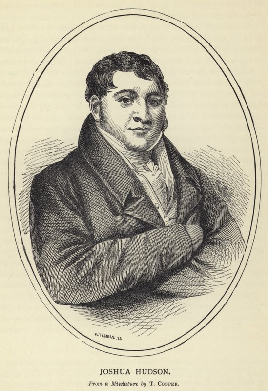 Joshua Hudson, de uma miniatura por T Cooper de English School